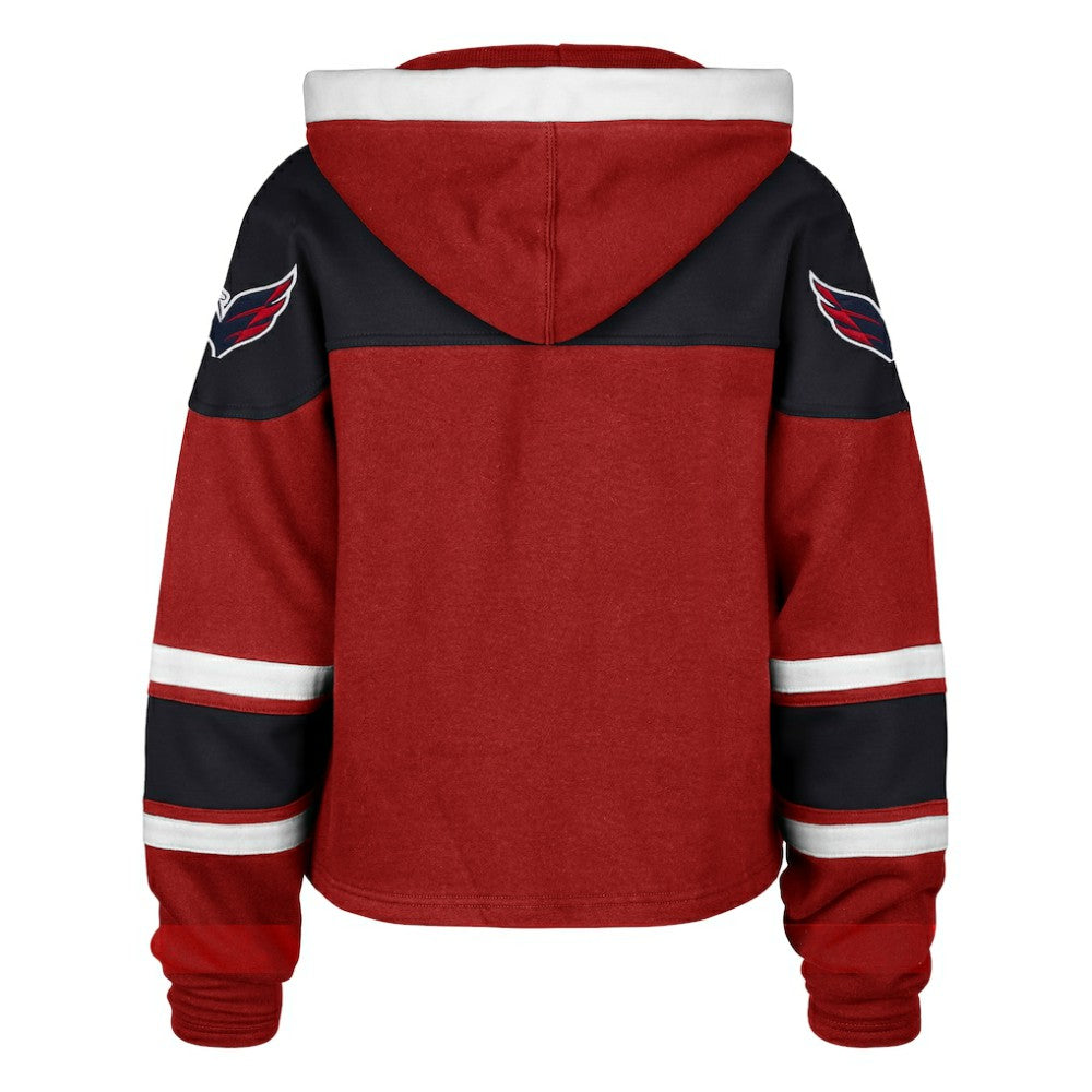 Washington Capitals '47 Women's Cropped Lacer Hoodie