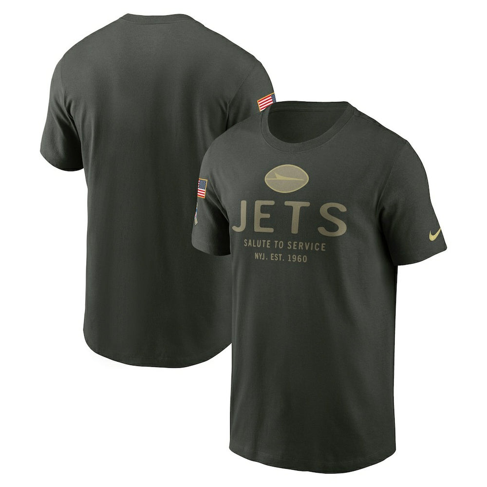 NFL New York Jets 2025 Salute to Service Sideline Primary Edge Dri-FIT T-Shirt