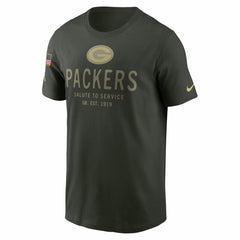 NFL Green Bay Packers 2025 Salute to Service Sideline Primary Edge Dri-FIT T-Shirt