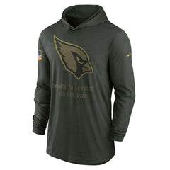NFL Arizona Cardinals 2025 Salute to Service Sideline Dri-FIT Lightweight Hooded Pullover