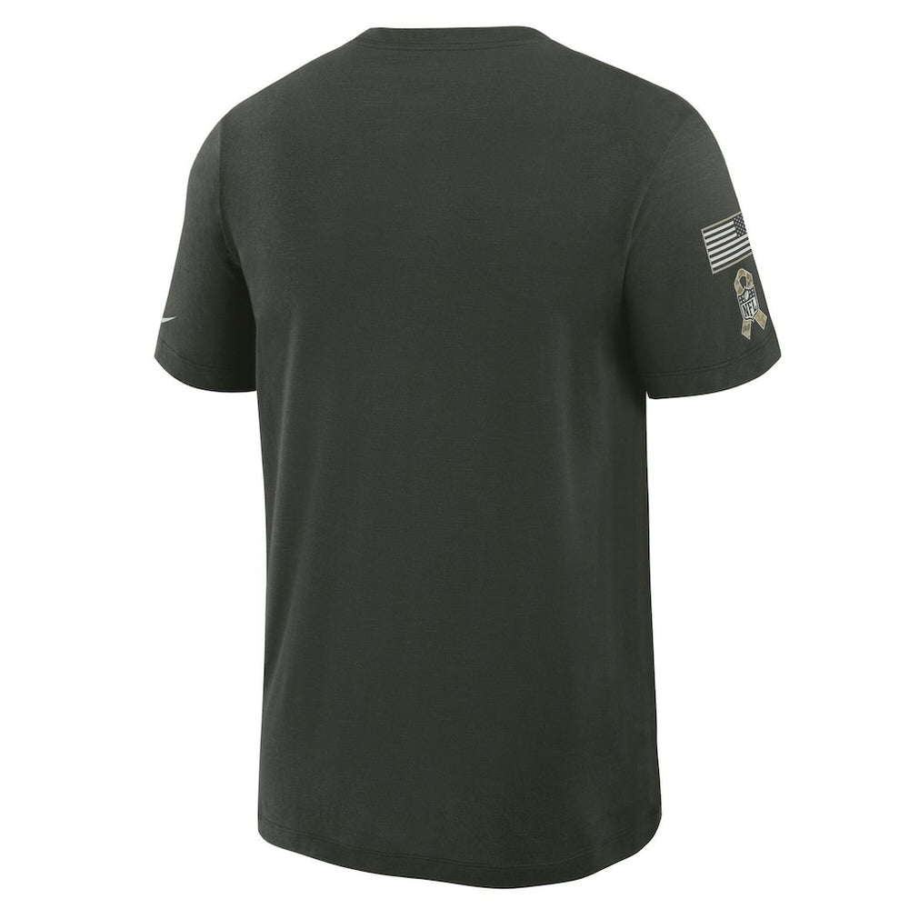 NFL Miami Dolphins 2025 Salute to Service Sideline Slub Dri-FIT T-Shirt