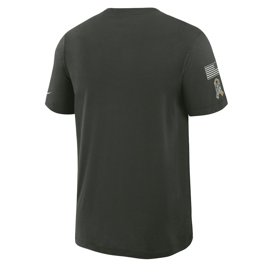 NFL Baltimore Ravens 2025 Salute to Service Sideline Slub Dri-FIT T-Shirt