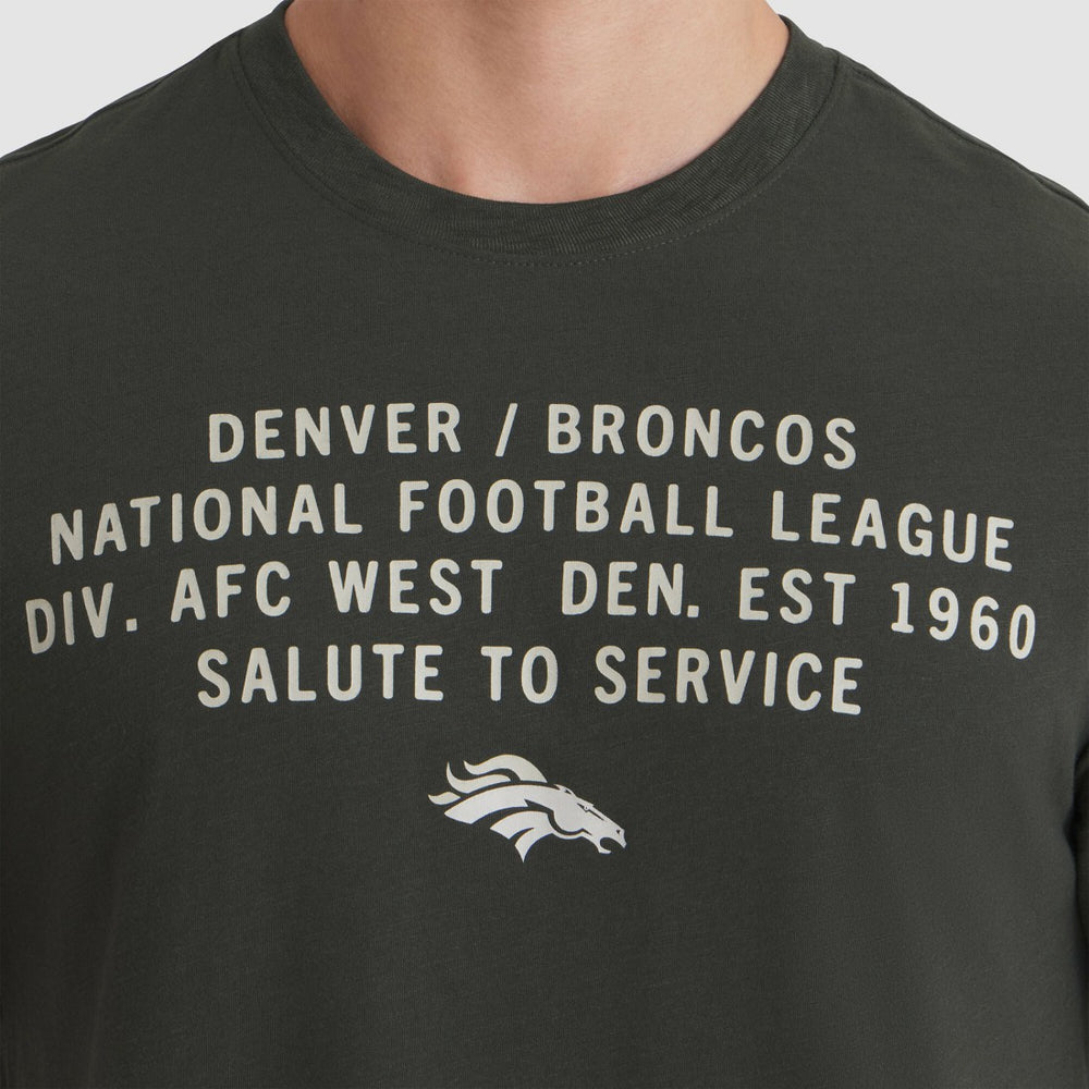 NFL Denver Broncos 2025 Salute to Service Sideline Slub Dri-FIT T-Shirt
