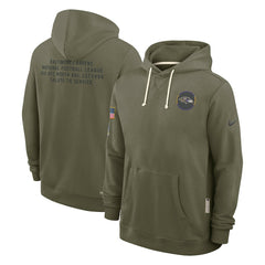 NFL Baltimore Ravens 2025 Salute to Service Sideline Standard Issue Dri-FIT Hoodie