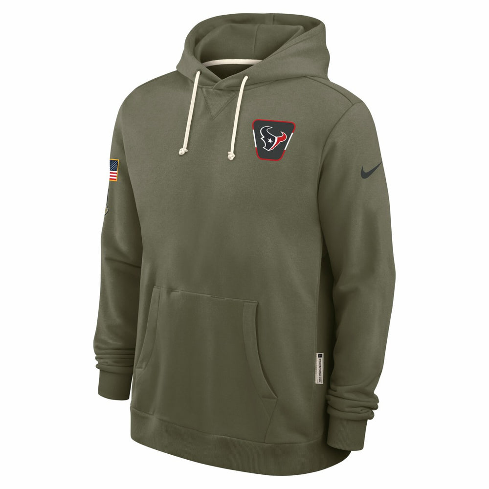 NFL Houston Texans 2025 Salute to Service Sideline Standard Issue Dri-FIT Hoodie