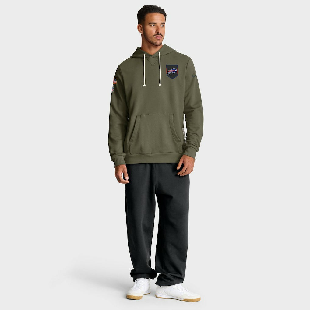 NFL Buffalo Bills 2025 Salute to Service Sideline Standard Issue Dri-FIT Hoodie
