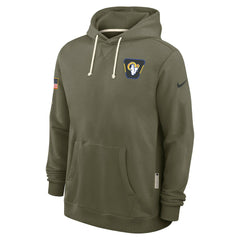 NFL Los Angeles Rams 2025 Salute to Service Sideline Standard Issue Dri-FIT Hoodie