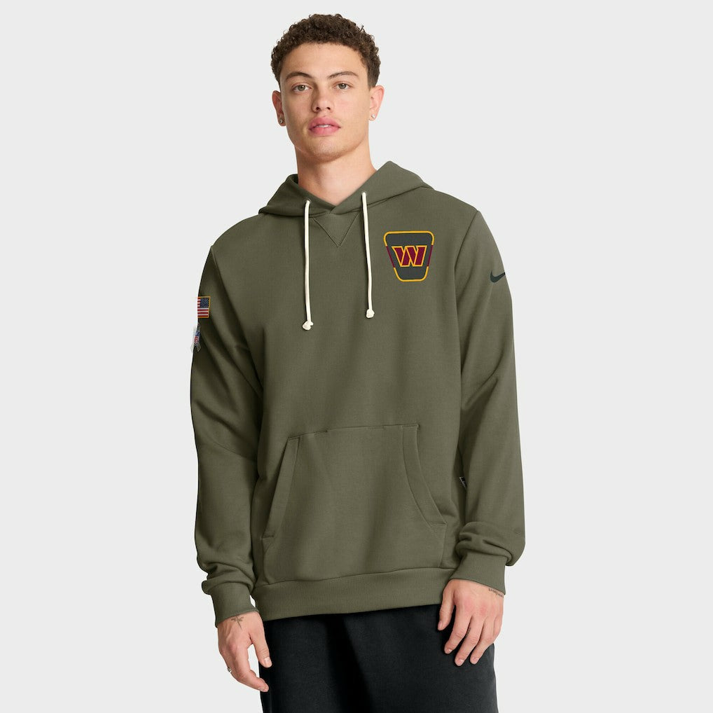 NFL Washington Commanders 2025 Salute to Service Sideline Standard Issue Dri-FIT Hoodie