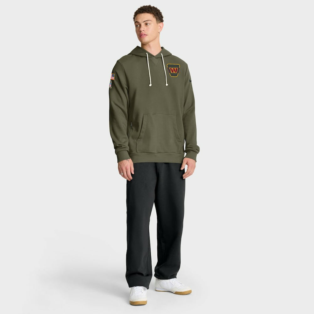 NFL Washington Commanders 2025 Salute to Service Sideline Standard Issue Dri-FIT Hoodie