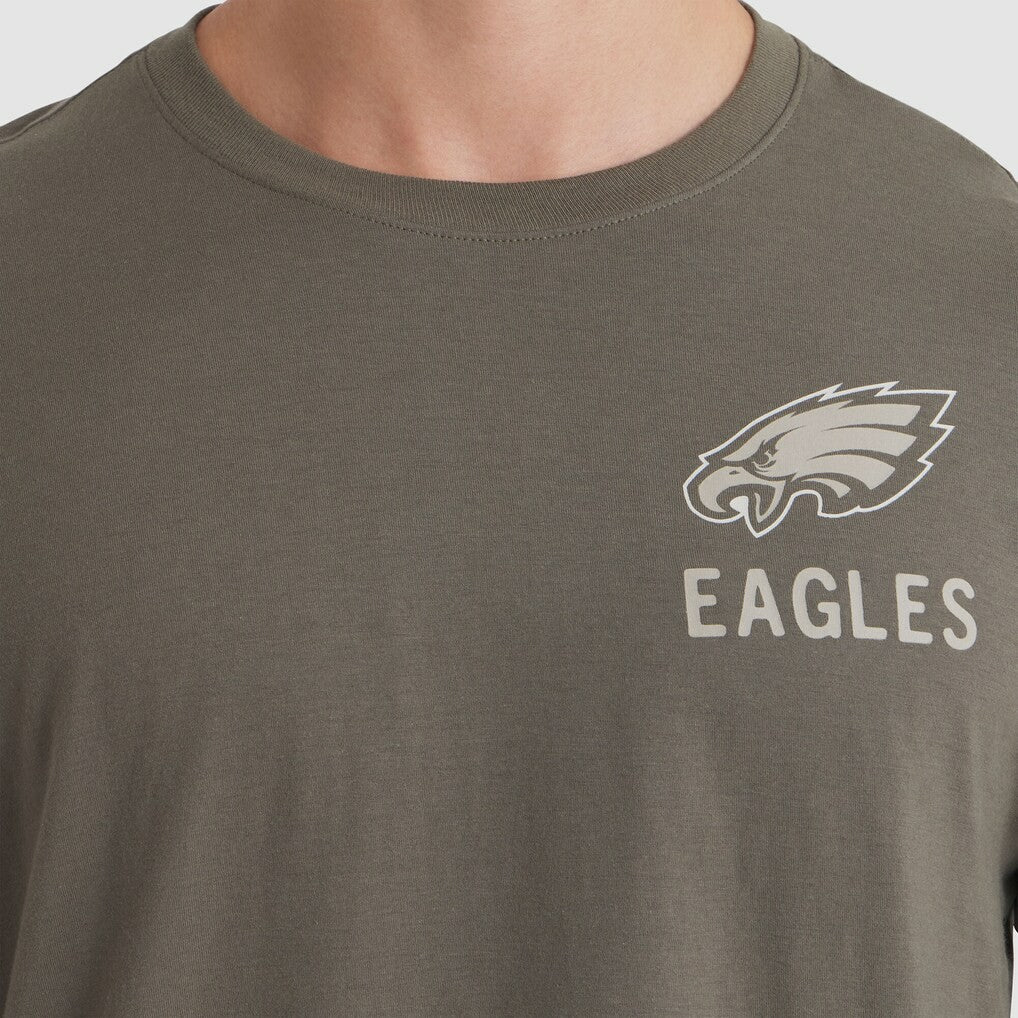 NFL Philadelphia Eagles 2025 Salute to Service Sideline Long Sleeve T-Shirt