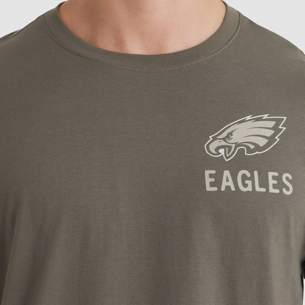 NFL Philadelphia Eagles 2025 Salute to Service Sideline Long Sleeve T-Shirt