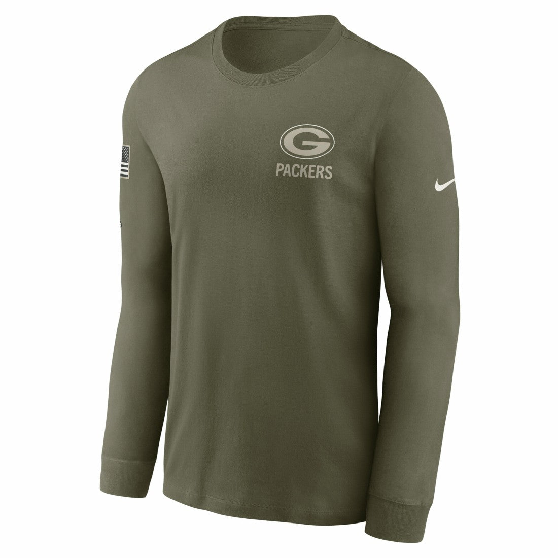 NFL Green Bay Packers 2025 Salute to Service Sideline Long Sleeve T-Shirt