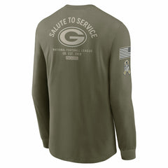 NFL Green Bay Packers 2025 Salute to Service Sideline Long Sleeve T-Shirt