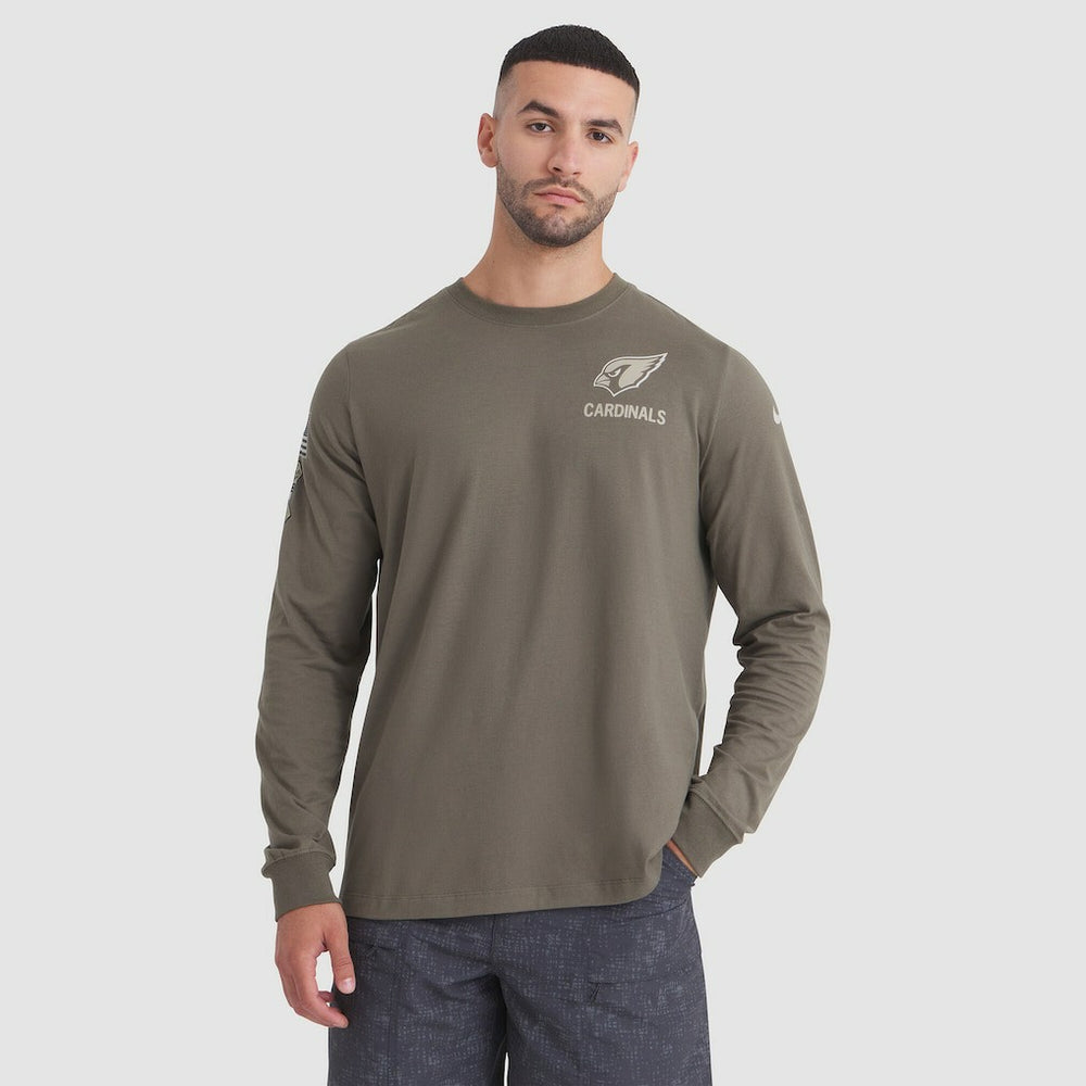 NFL Arizona Cardinals 2025 Salute to Service Sideline Long Sleeve T-Shirt