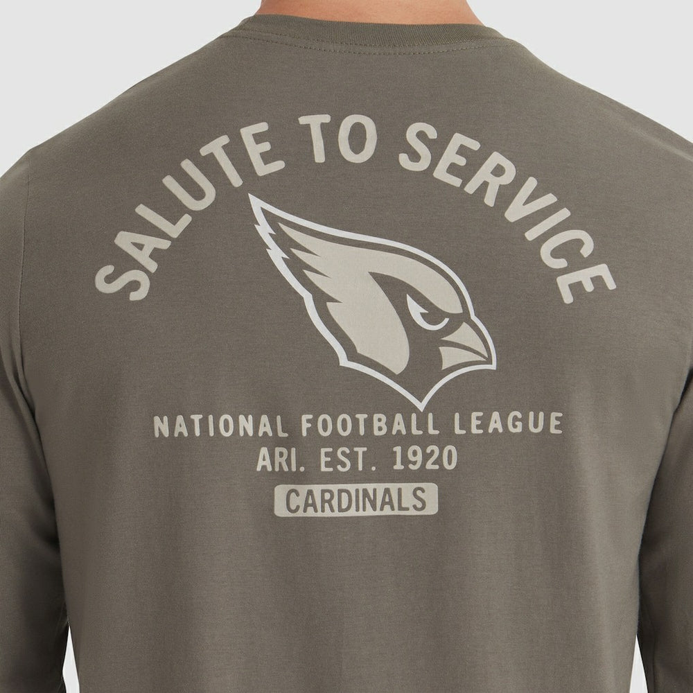 NFL Arizona Cardinals 2025 Salute to Service Sideline Long Sleeve T-Shirt