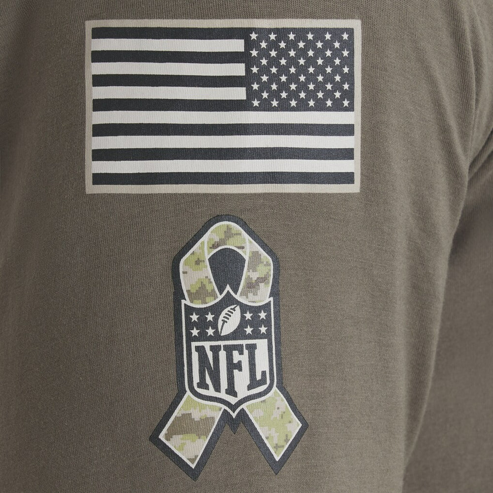 NFL Baltimore Ravens 2025 Salute to Service Sideline Long Sleeve T-Shirt