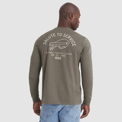 NFL Buffalo Bills 2025 Salute to Service Sideline Long Sleeve T-Shirt