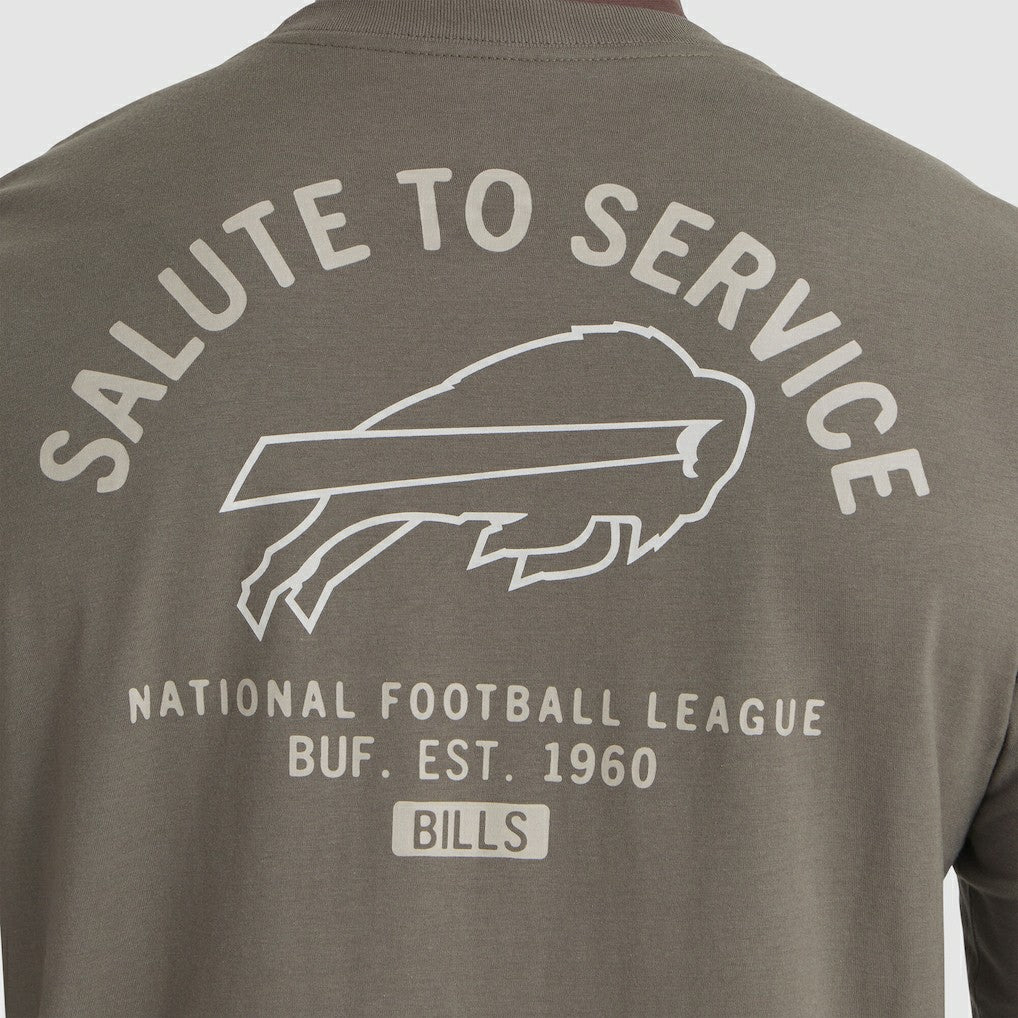 NFL Buffalo Bills 2025 Salute to Service Sideline Long Sleeve T-Shirt