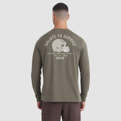 NFL Cleveland Browns 2025 Salute to Service Sideline Long Sleeve T-Shirt