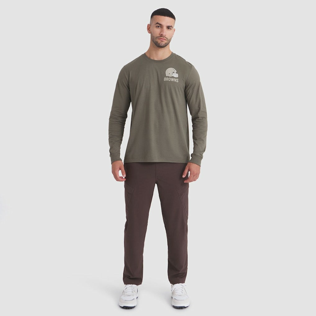 NFL Cleveland Browns 2025 Salute to Service Sideline Long Sleeve T-Shirt