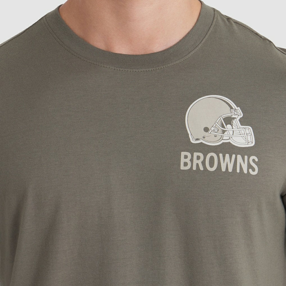 NFL Cleveland Browns 2025 Salute to Service Sideline Long Sleeve T-Shirt