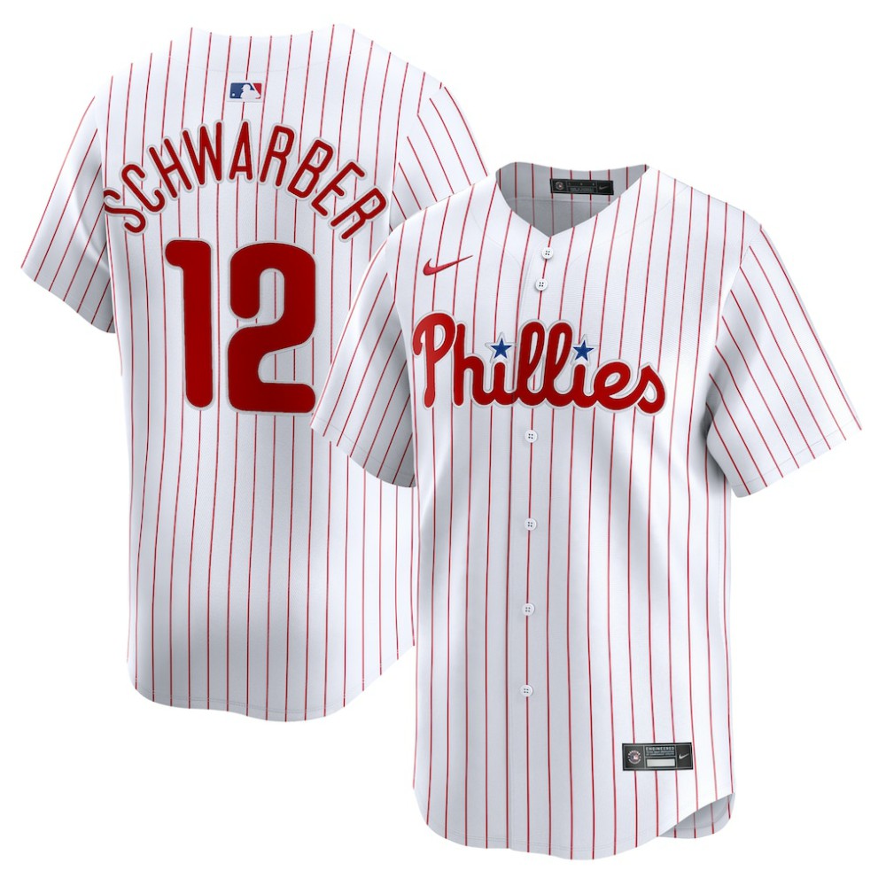 Kyle Schwarber Philadelphia Phillies Home Limited Player Jersey - White | Nike