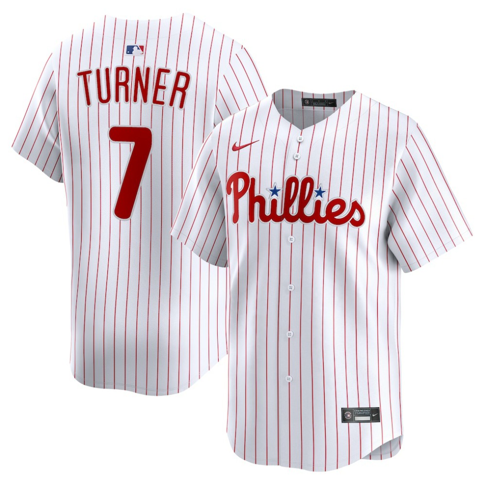 Trea Turner Philadelphia Phillies Home Limited Player Jersey - White | Nike