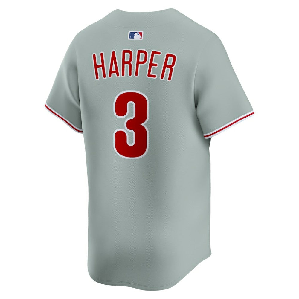 Bryce Harper Philadelphia Phillies Road Limited Player Jersey - Gray | Nike