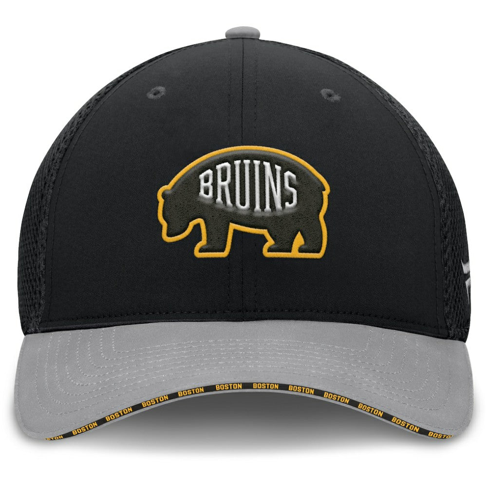 Boston Bruins Fanatics Fundamentals Span Flex Hat