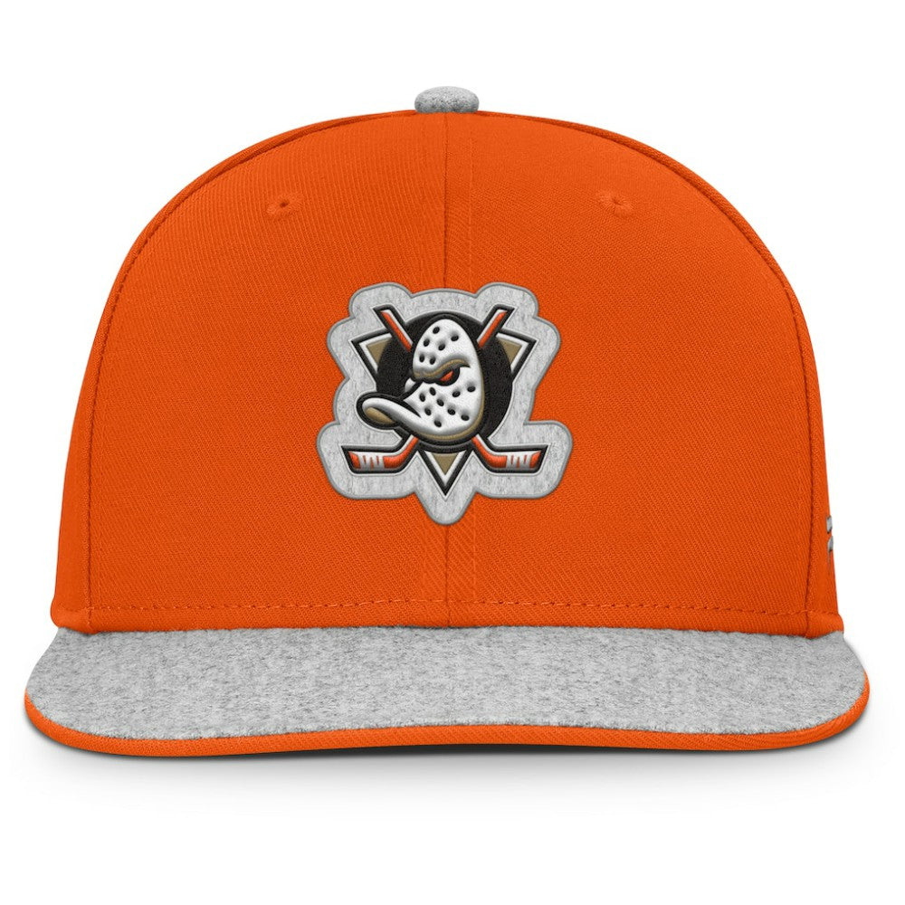 Anaheim Ducks Fanatics Fundamentals Loden Snapback Hat