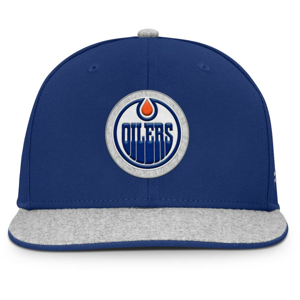 Edmonton Oilers Fanatics Fundamentals Loden Snapback Hat