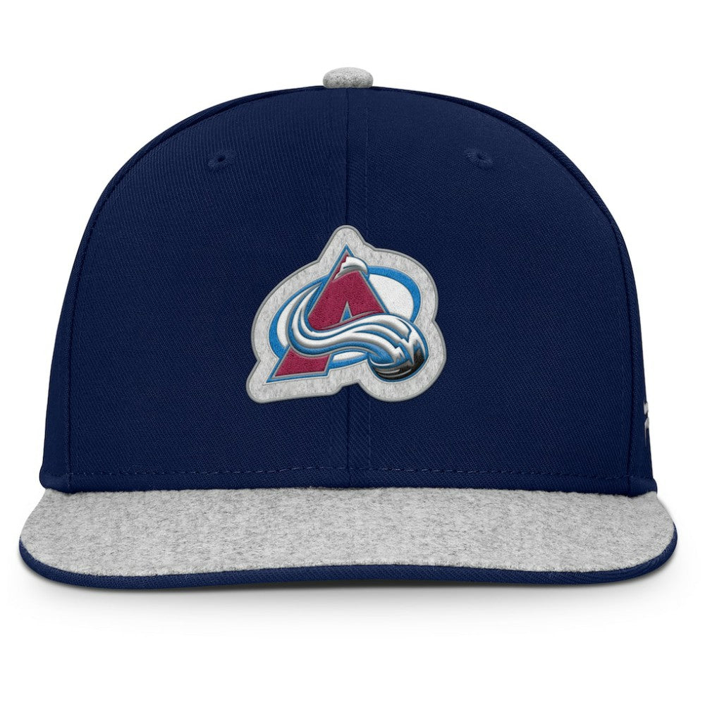Colorado Avalanche Fanatics Fundamentals Loden Snapback Hat