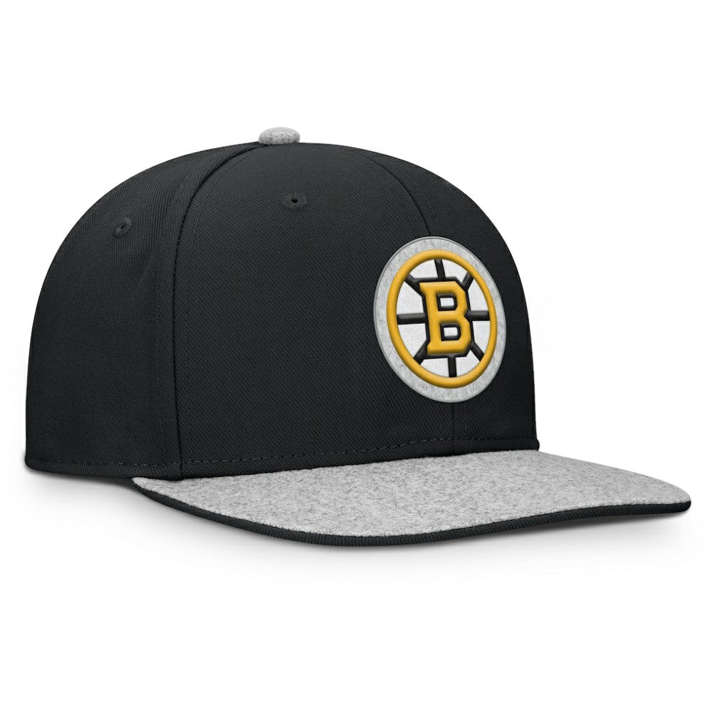 Boston Bruins Fanatics Fundamentals Loden Snapback Hat
