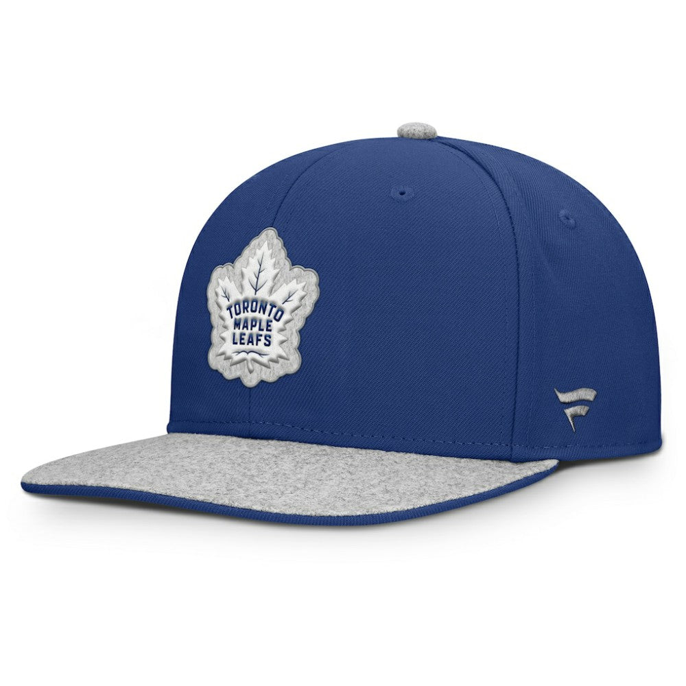 Toronto Maple Leafs Fanatics Fundamentals Loden Snapback Hat