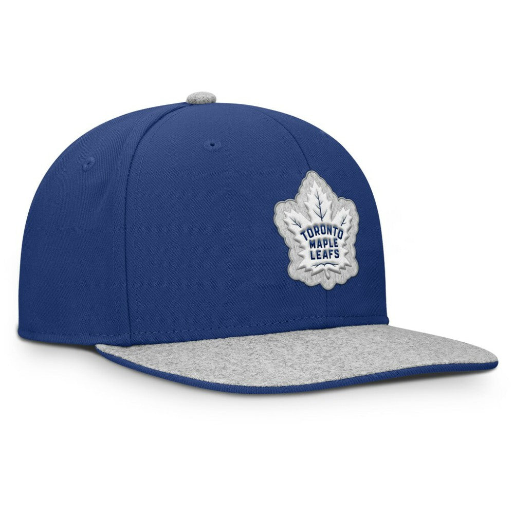 Toronto Maple Leafs Fanatics Fundamentals Loden Snapback Hat