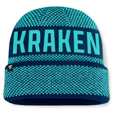 Seattle Kraken Fanatics Fundamentals Shelter Cuffed Knit Hat