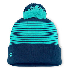 Seattle Kraken Fanatics Fundamental Spirit Cuffed Pom Knit Hat