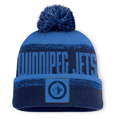 Winnipeg Jets Fanatics Fundamentals Thrive Cuffed Knit Hat with Pom