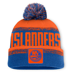 New York Islanders Fanatics Fundamentals Thrive Cuffed Knit Hat with Pom