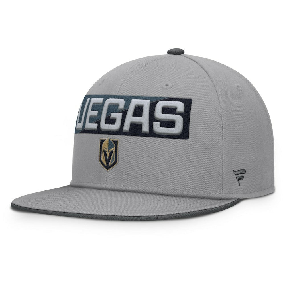 Vegas Golden Knights Fanatics Fundamentals Duo Split Logo Snapback Hat