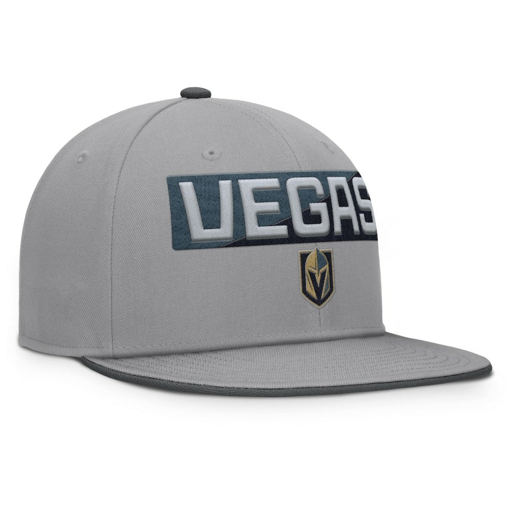 Vegas Golden Knights Fanatics Fundamentals Duo Split Logo Snapback Hat