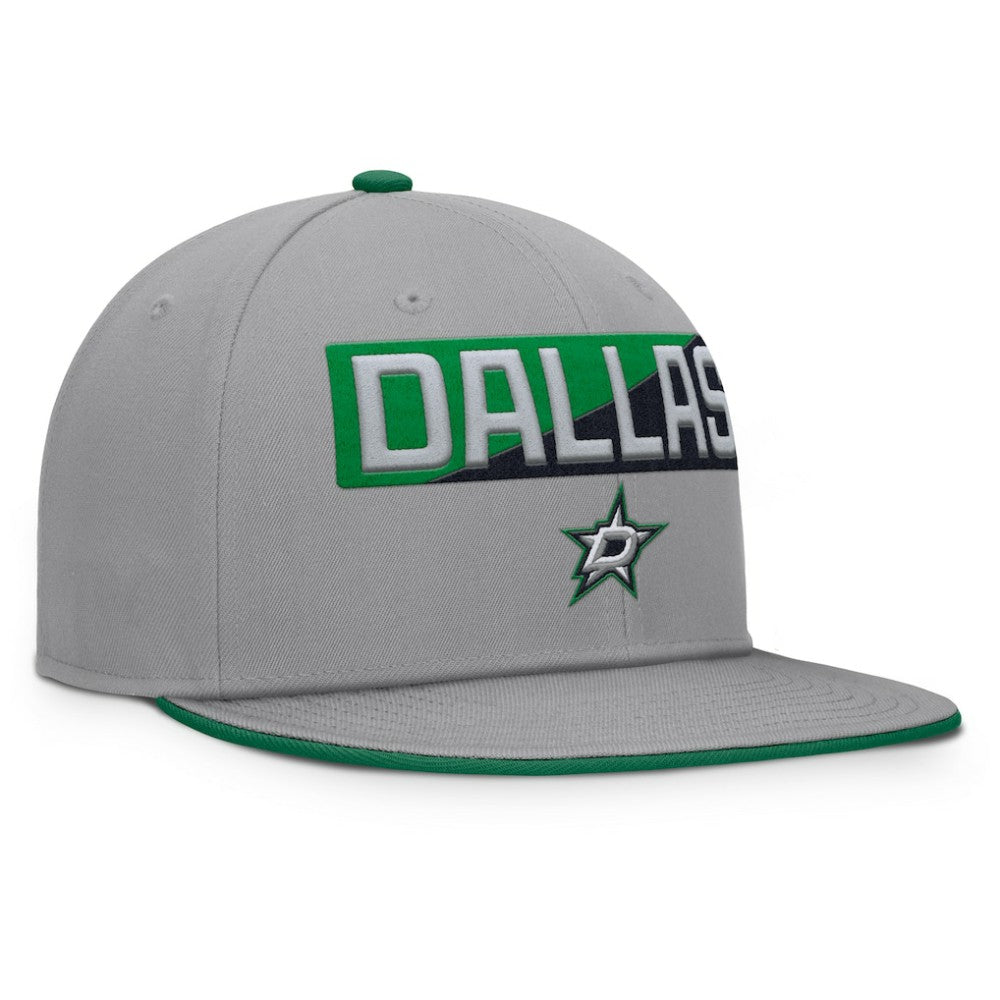 Dallas Stars Fanatics Fundamentals Duo Split Logo Snapback Hat