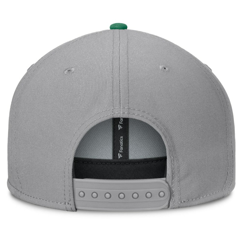 Dallas Stars Fanatics Fundamentals Duo Split Logo Snapback Hat