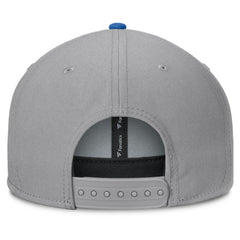 New York Rangers Fanatics Fundamentals Duo Split Logo Snapback Hat