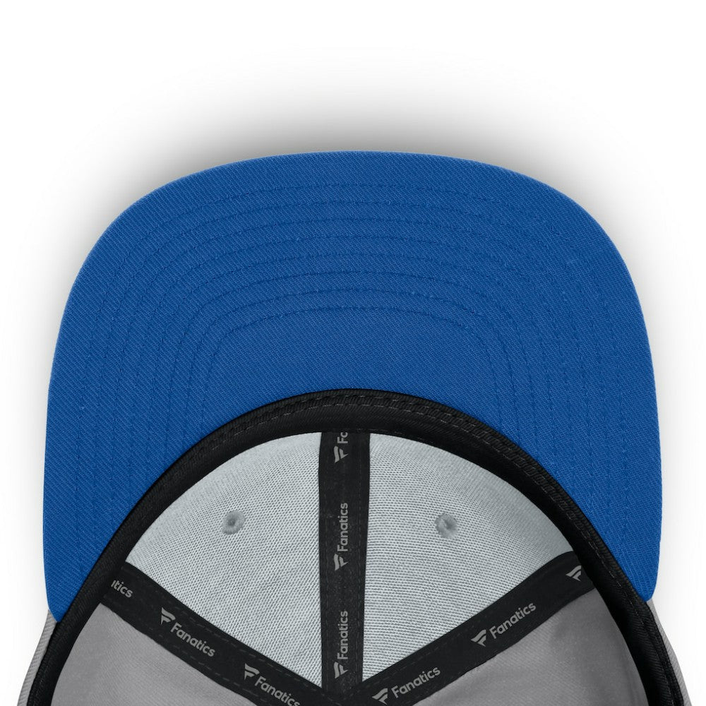 New York Rangers Fanatics Fundamentals Duo Split Logo Snapback Hat
