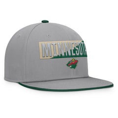 Minnesota Wild Fanatics Fundamentals Duo Split Logo Snapback Hat