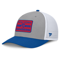 New York Rangers Fanatics Fundamental Adapt Trucker Adjustable Hat