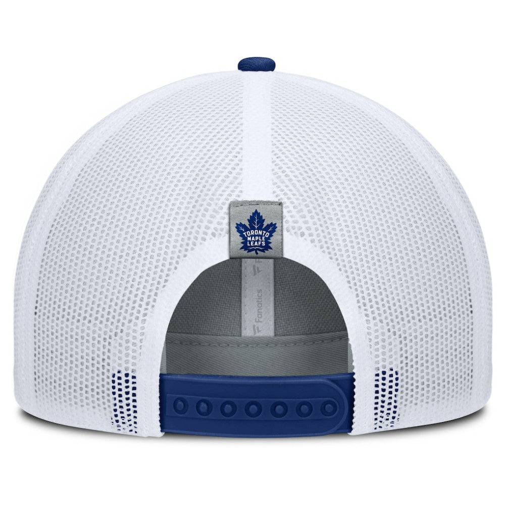 Toronto Maple Leafs Fanatics Fundamental Adapt Trucker Adjustable Hat
