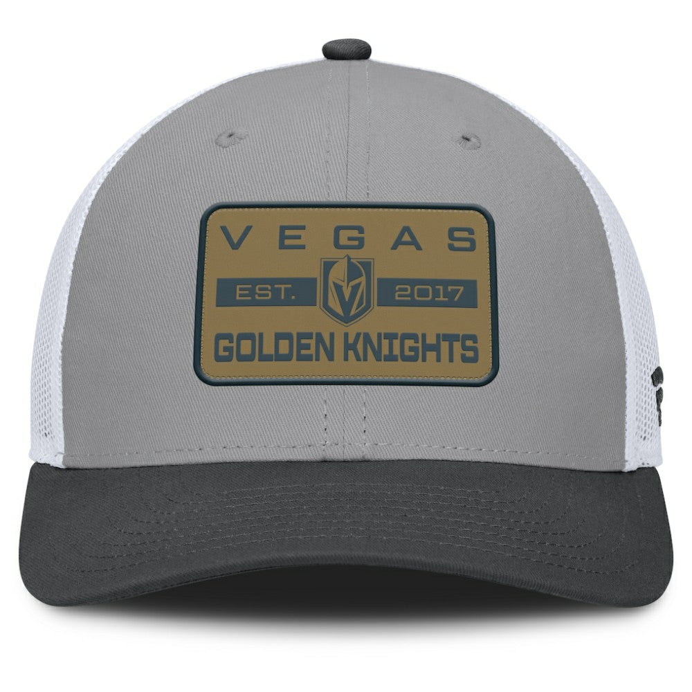 Vegas Golden Knights Fanatics Fundamental Adapt Trucker Adjustable Hat