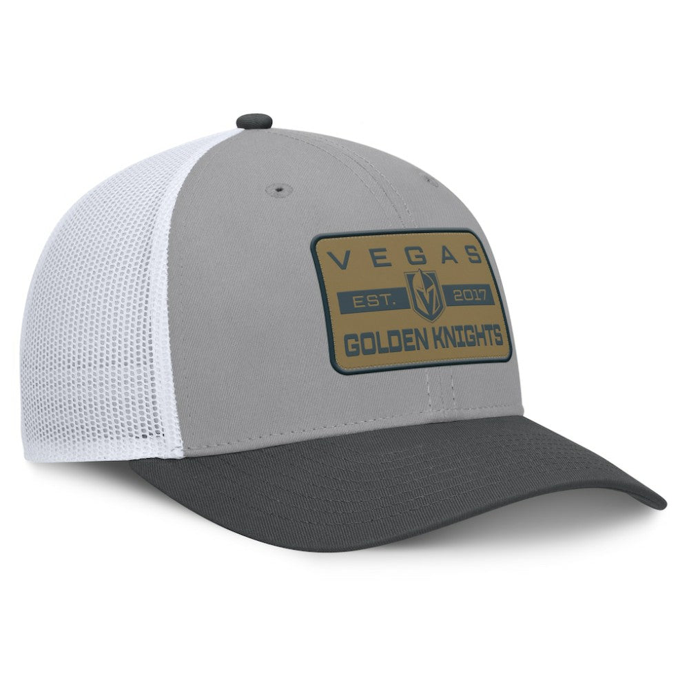 Vegas Golden Knights Fanatics Fundamental Adapt Trucker Adjustable Hat